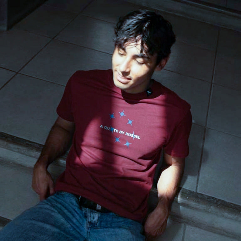 Playera roja A Quote by Russel — Sn's & F — Lifestyle