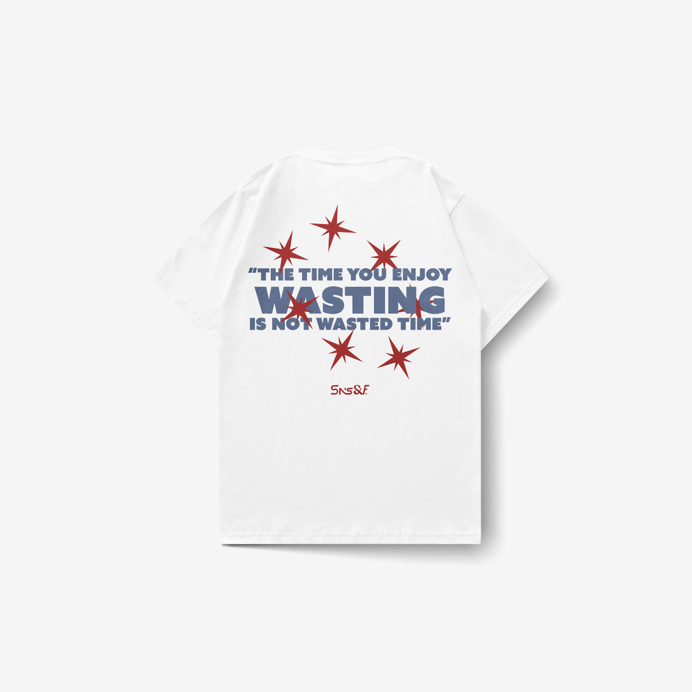 Playera blanca A Quote by Russel — Sn's & F — Frente