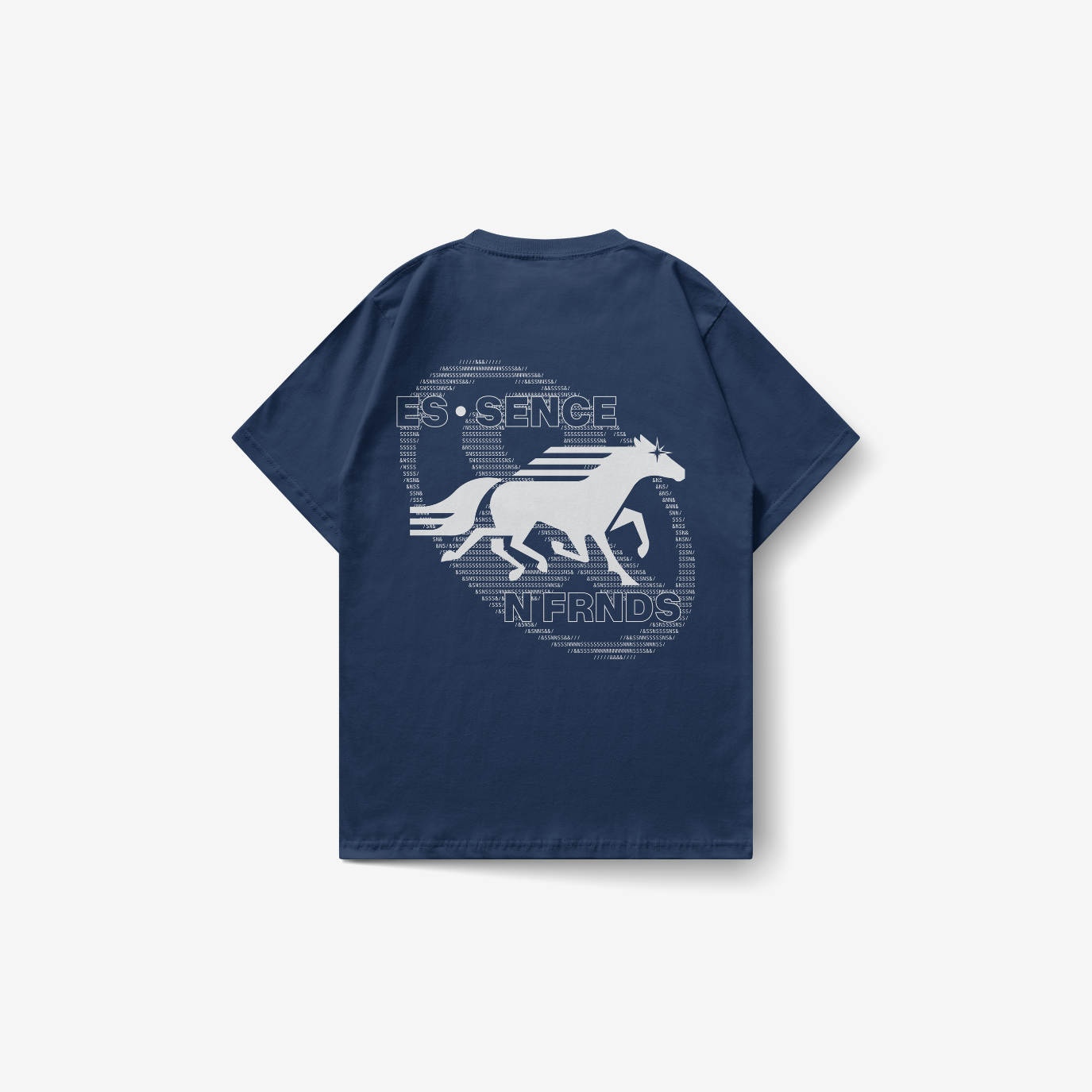 Playera azul marino Bullseye — Sn's & F — Frente