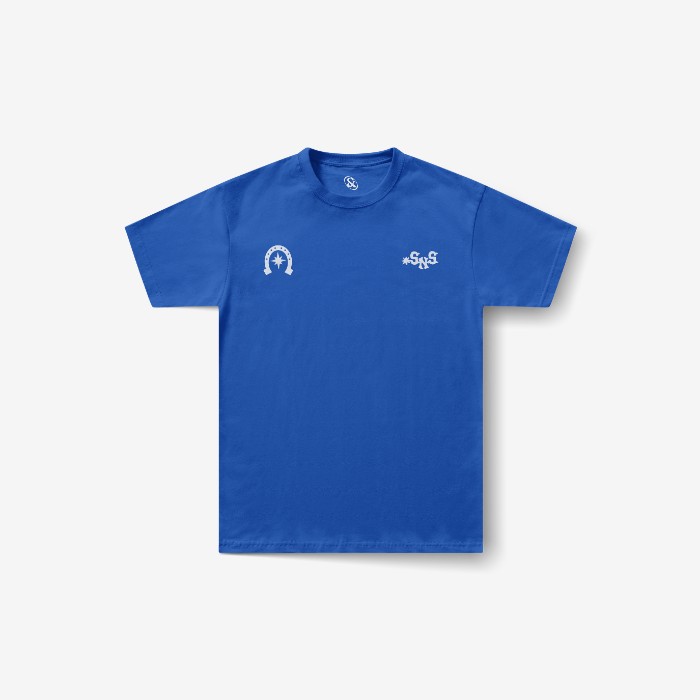 Playera azul royal Bullseye — Sn's & F — Reverso