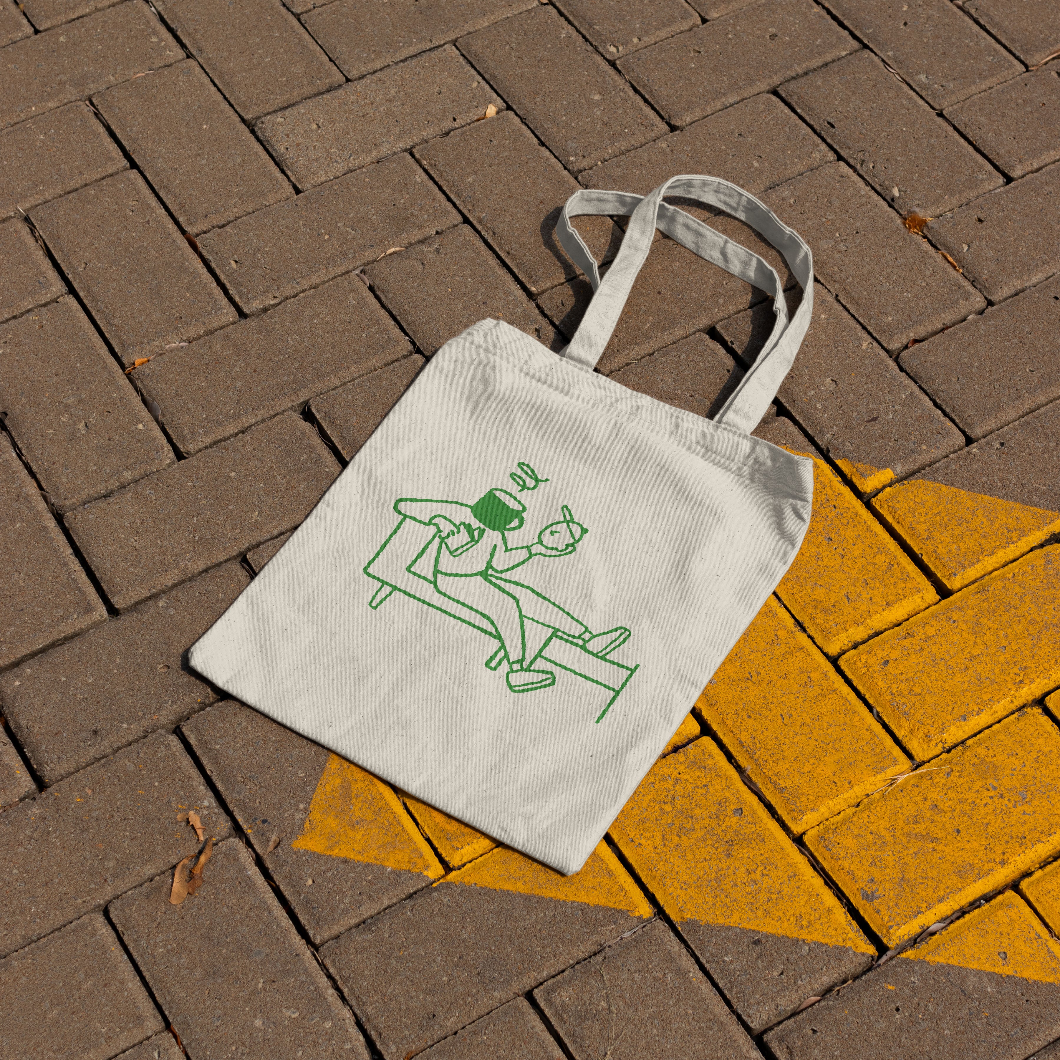 Tote bag MINDBREW frente tela natural — Sn's & F