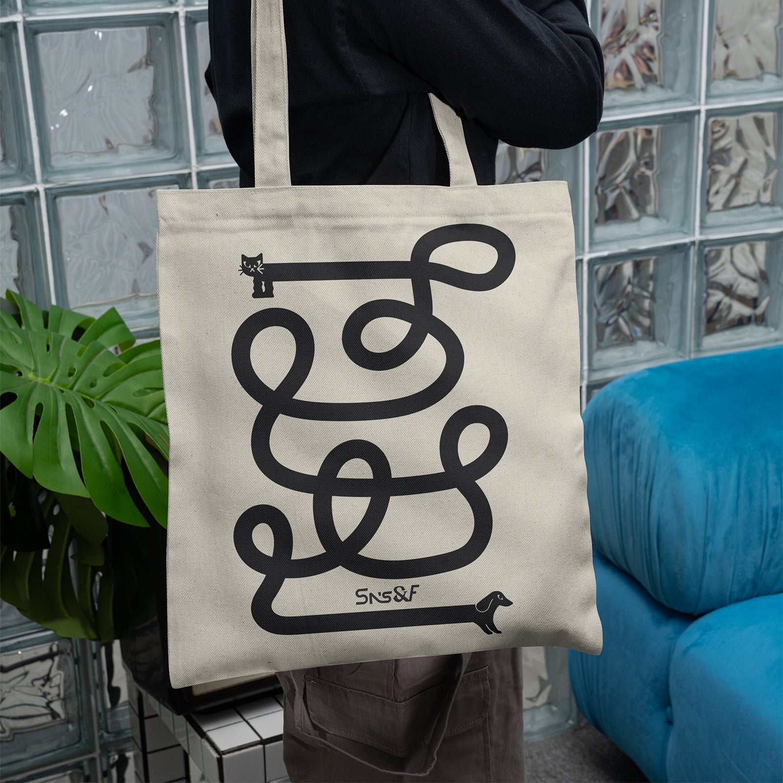 Tote bag ARCHIE ROSCO reverso — Sn's & F