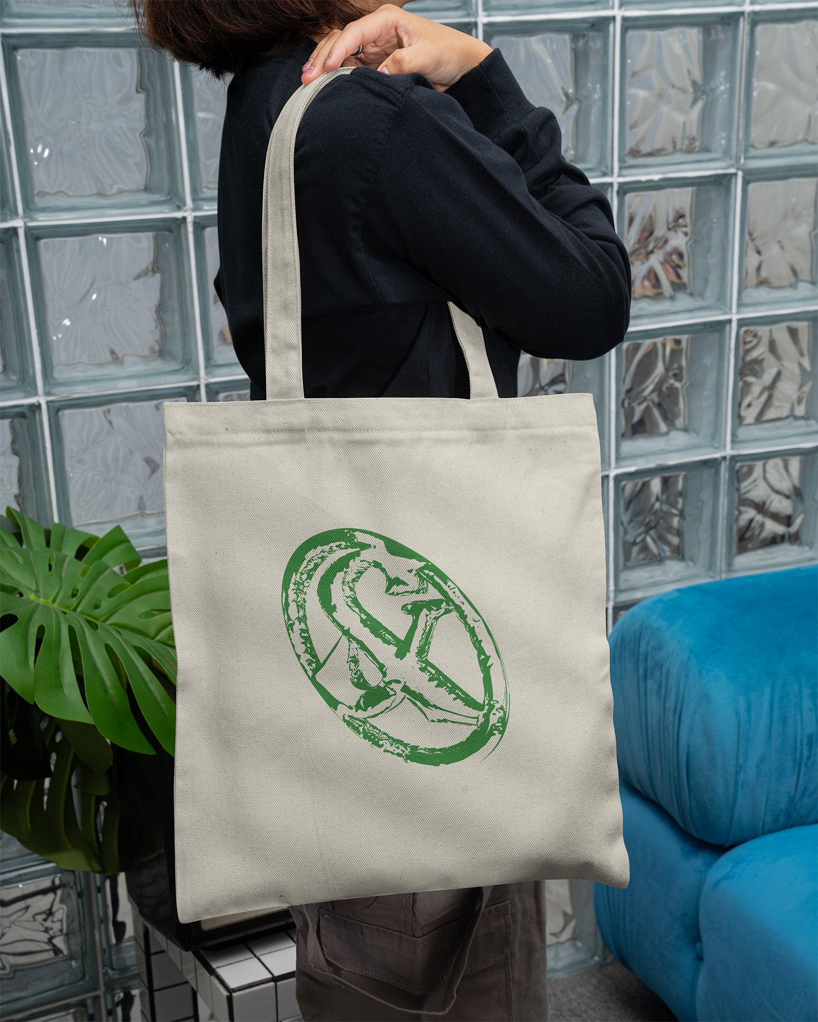 Tote bag MINDBREW tela natural reverso — Sn's & F