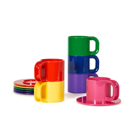 Hellerware Max 2 – Set de 6 tazas y platos