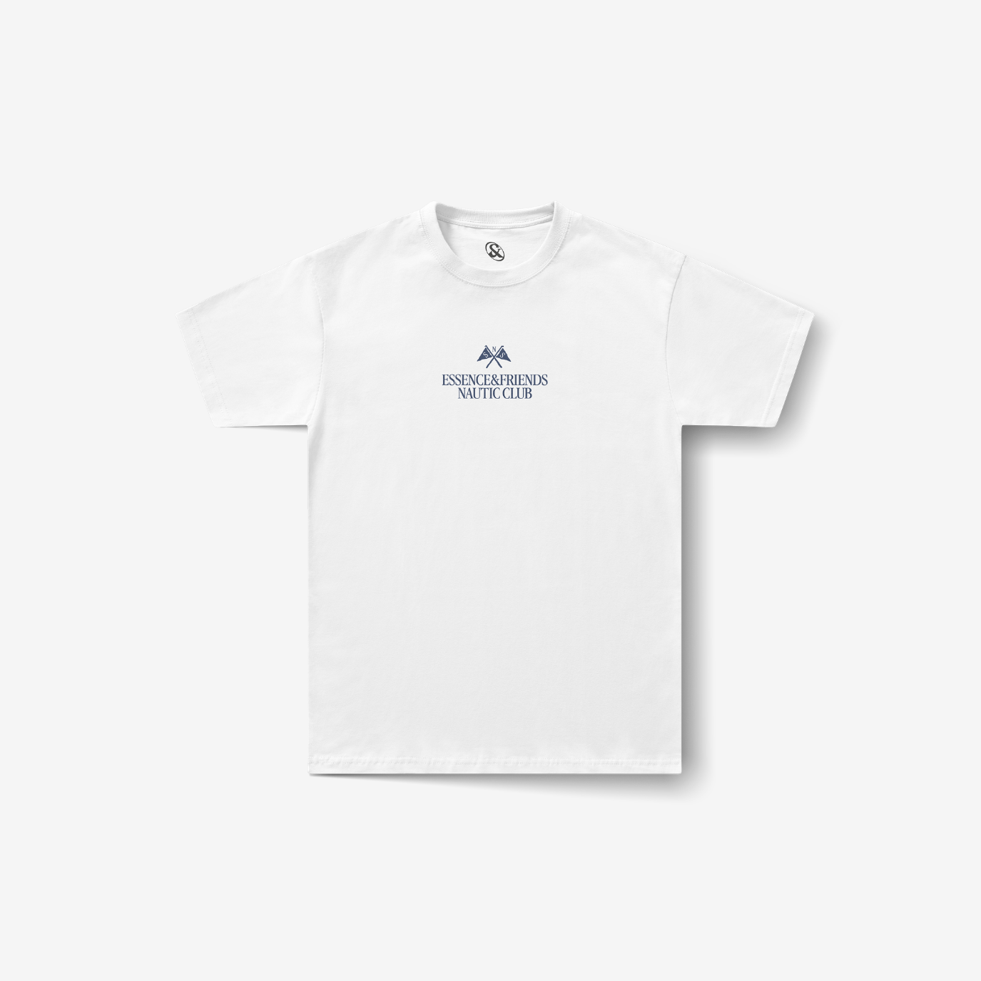 Playera blanca SNS Nautic Club — Sn's & F — Reverso