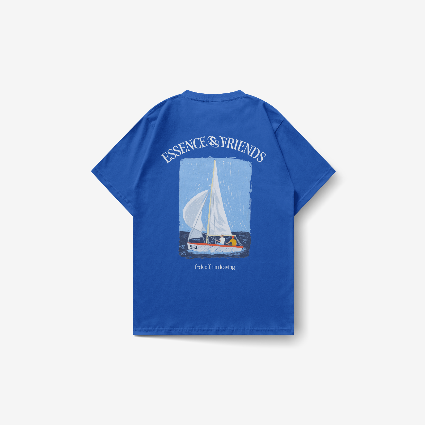 Playera azul royal SNS Nautic Club — Sn's & F — Frente
