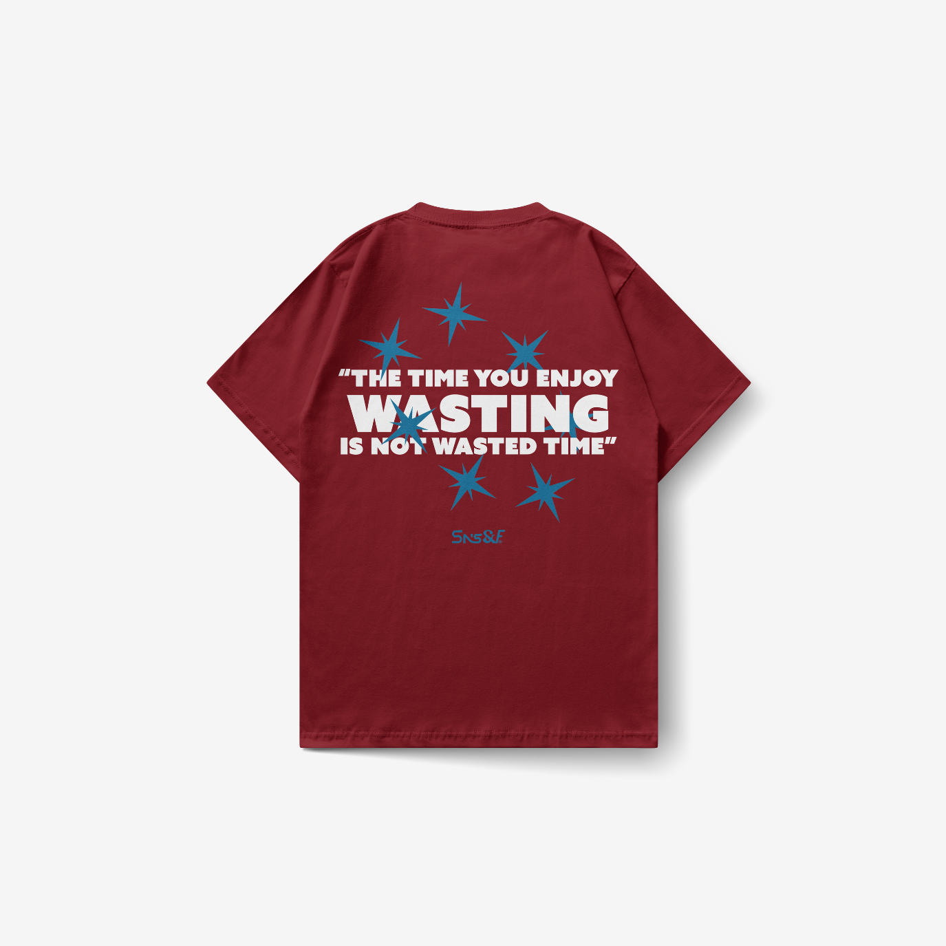 Playera roja A Quote by Russel — Sn's & F — Frente