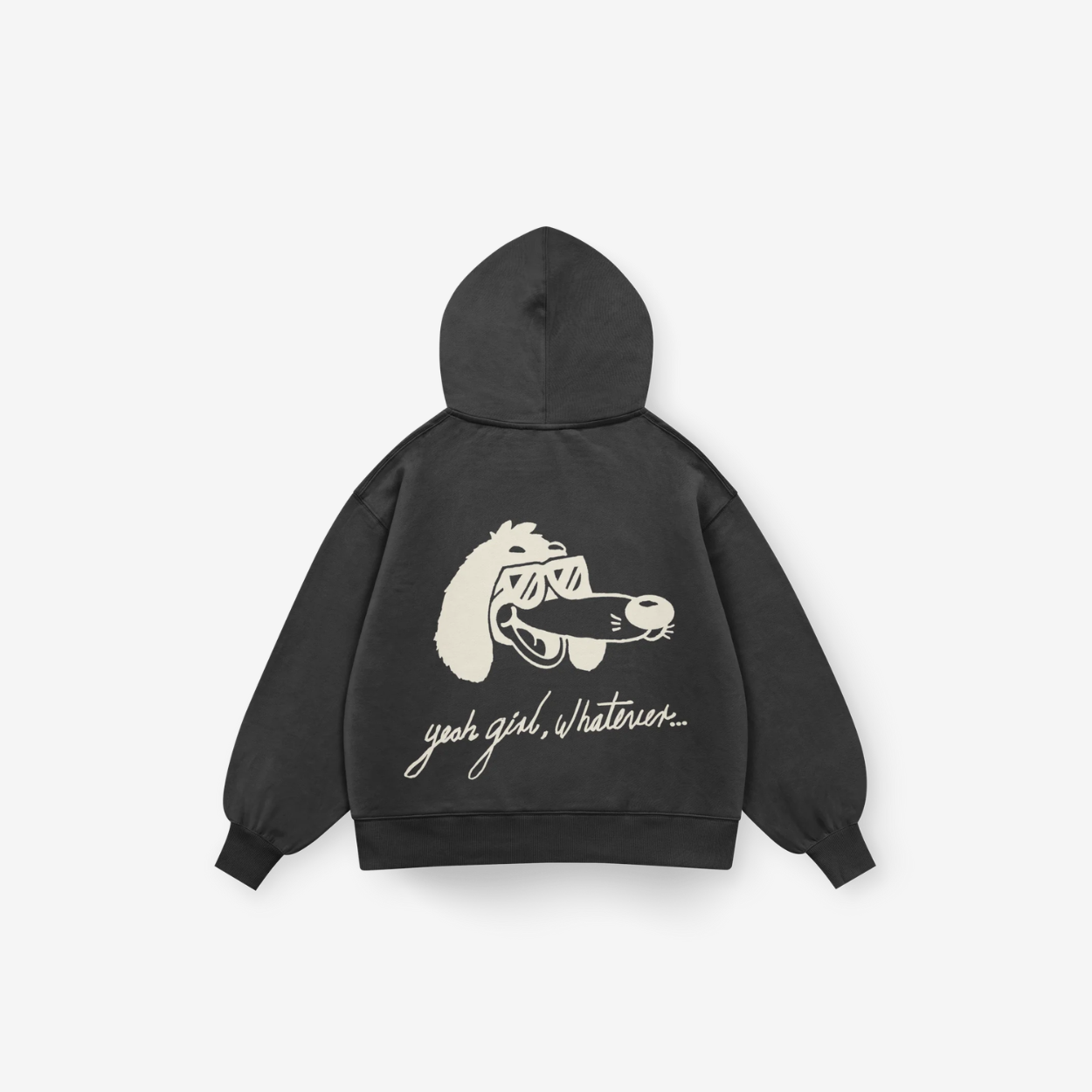 Hoodie negro ROSCO N CHILL — Sn's & F — Frente