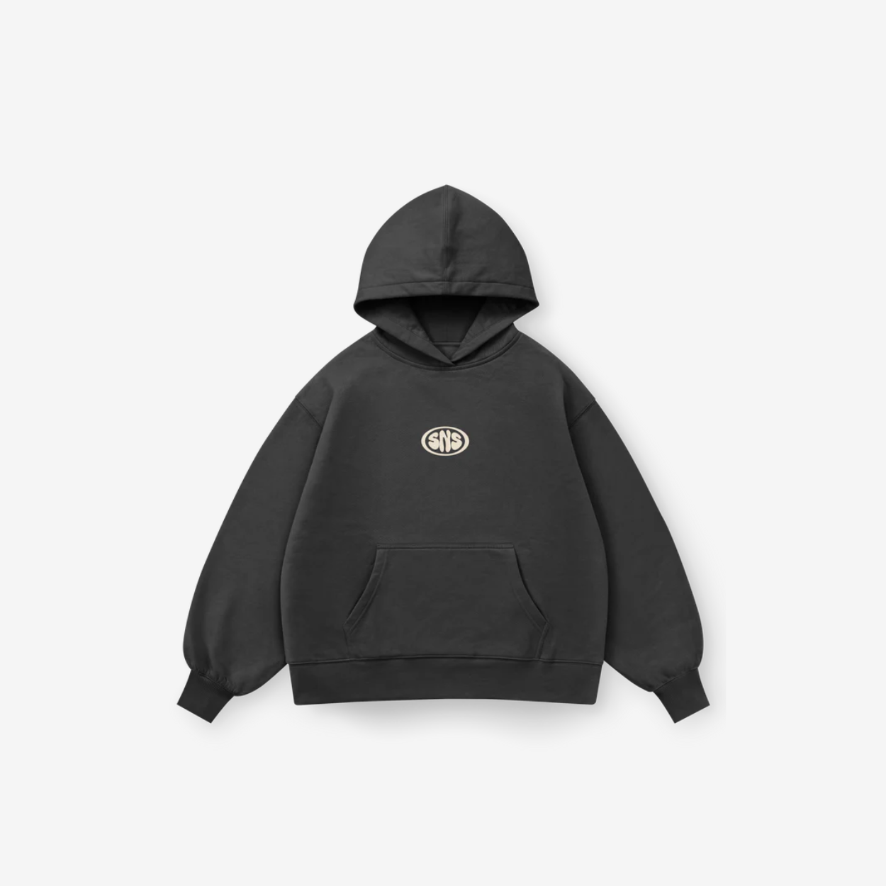 Hoodie negro ROSCO N CHILL — Sn's & F — Reverso