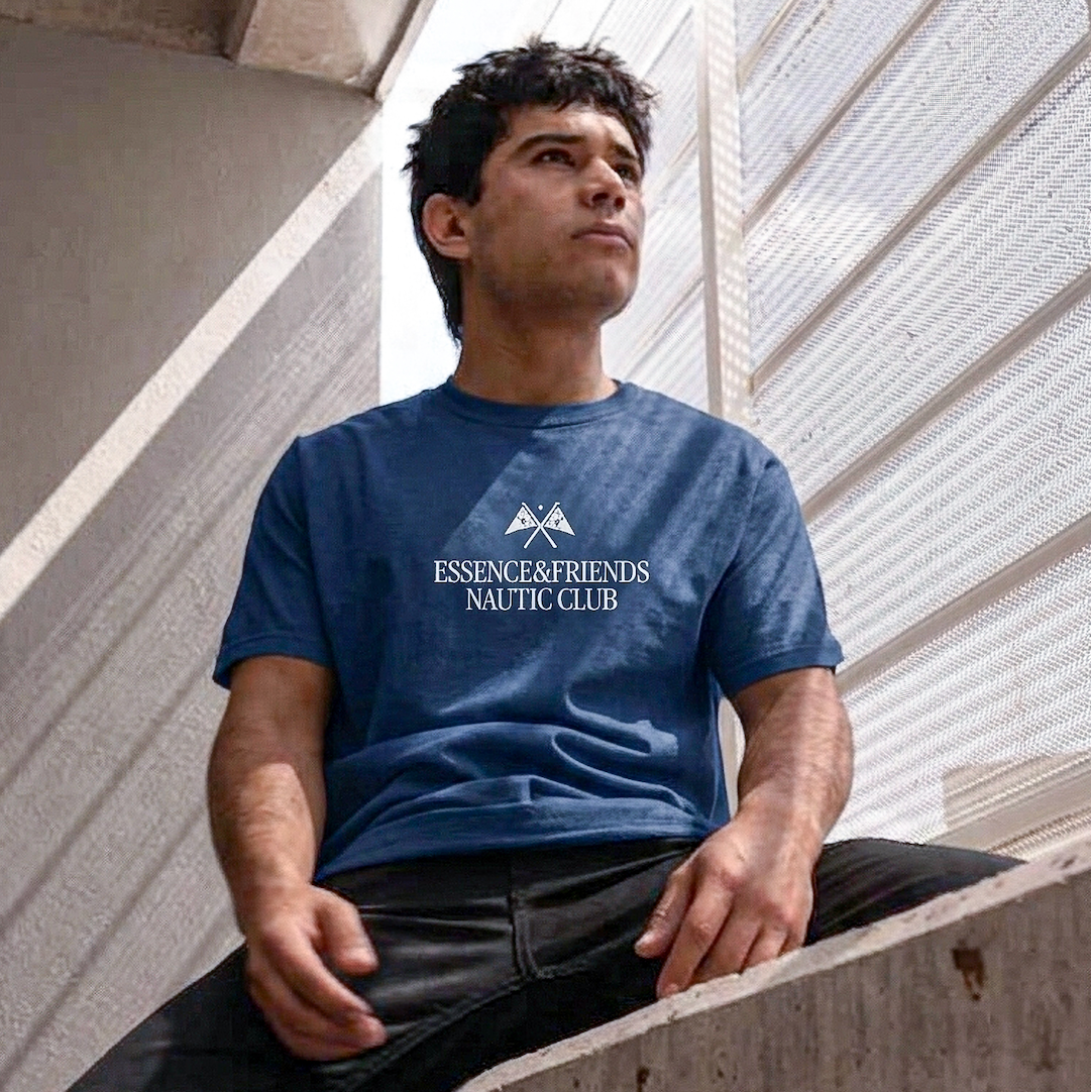 Playera azul royal SNS Nautic Club — Sn's & F — Detalle