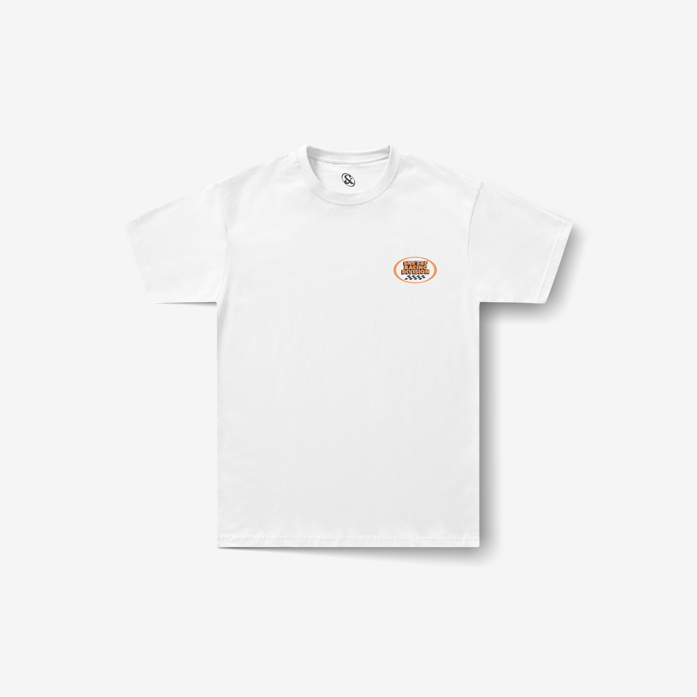 Playera blanca Tiger Racing — Sn's & F — Reverso